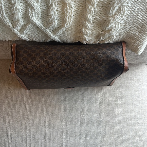 Celine Brown Patterned Cosmetic Bag - Picture 6 of 10